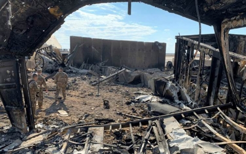 الجيش الأمريكي يعترف بإصابة 11 جنديًا في هجوم إيران الصاروخي على قاعدة 