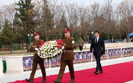 نيجيرفان البارزاني يستذكر ضحايا 1 شباط ويؤكد بأنهم أحياء في وجدان الشعب الكوردي