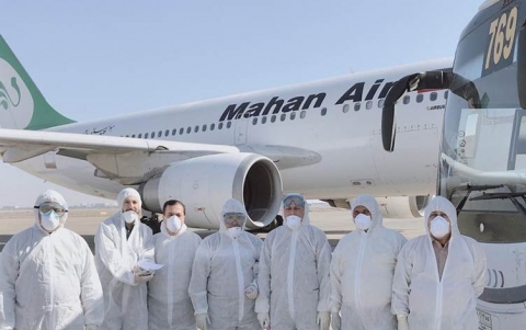 58 عراقياً يصلون إلى بغداد تم إجلاؤهم من الصين بسبب فيروس كورونا