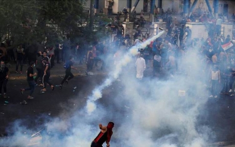 مفوضية حقوق الإنسان تدين استخدام العنف في التظاهرات وتدعو لحماية الممتلكات العامة