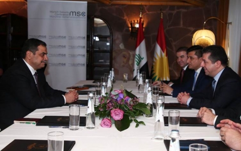 رئيس حكومة إقليم كوردستان ووزير الدفاع العراقي يبحثان في ميونيخ التنسيق المشترك لمواجهة داعش