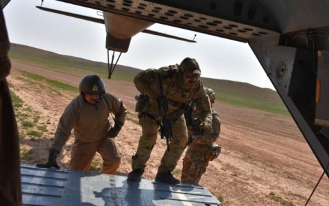 مقتل 10 عناصر من داعش بعملية إنزال جوي في حمرين