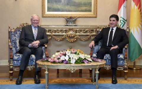 نيجيرفان البارزاني يؤكد لجيفري مواصلة جهوده الرامية للتقريب بين الأطراف الكوردية في سوريا