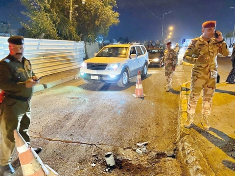 هجوم صاروخي على ‹الخضراء› في بغداد .. ومضادات السفارة الأمريكية تتصدى