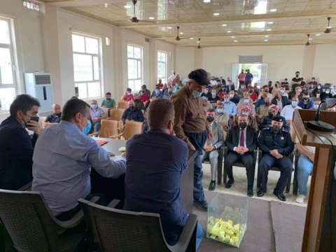 بتوجيه من مسرور بارزاني .. توزيع 73 قطعة أرض على سكان مخيم شيلادزي