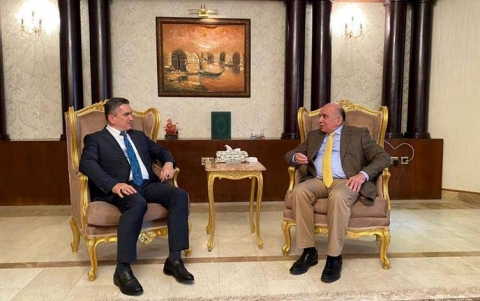 الزرفي يجري اولى المباحثات الخاصة باقليم كوردستان