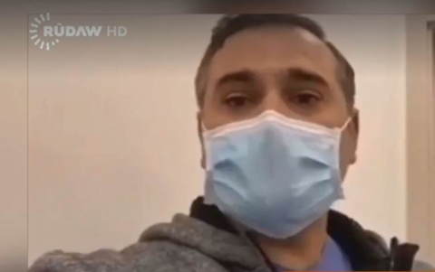 طبيب العيون المصاب بفيروس كورونا في أربيل يتحدث 