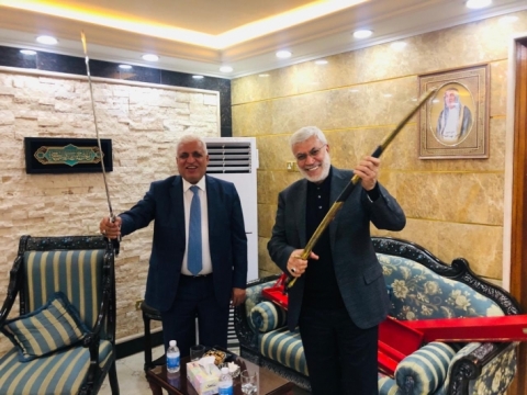 ميليشيات الحشد تهنئ الفياض بالعقوبات الأمريكية