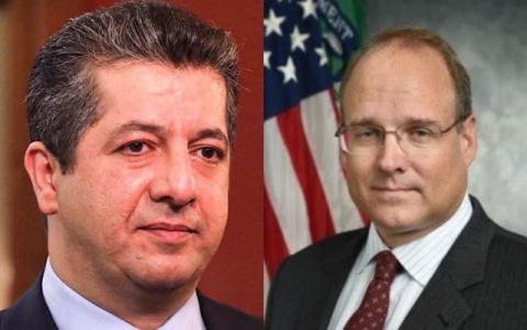 رئيس حكومة إقليم كوردستان ومساعد وزير الخزانة الأميركي يبحثان عدة ملفات