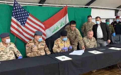 التحالف الدولي يسلم مقره في نينوى إلى القوات العراقية