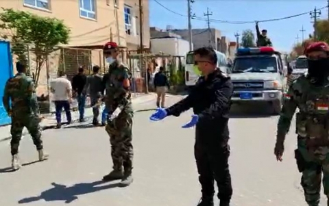 القوات الأمنية تفض مجلس عزاء في إحدى نواحي أربيل