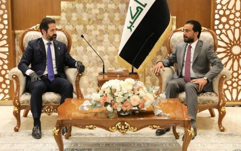 الحلبوسي يبحث مع الوفد الكوردستاني حل الملفات العالقة وتشكيل الحكومة العراقية