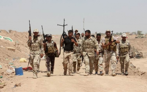 اشتباكات عنيفة بين الحشد الشعبي وداعش شمال شرقي الفلوجة