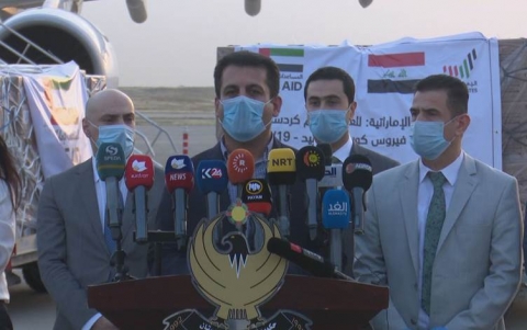 الإمارات ترسل مساعدات طبية إلى إقليم كوردستان لدعم جهود مكافحة كورونا