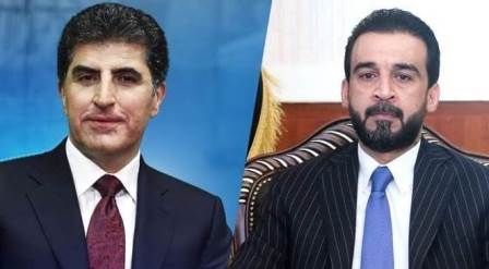 الحلبوسي لنيجيرفان بارزاني: نتطلع استمرار دوركم الوطني في العبور بالعراق من هذه الأوضاع الصعبة