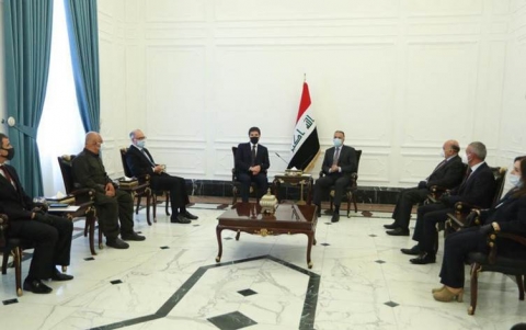 الكاظمي ونيجيرفان بارزاني يبحثان مواجهة التحديات وحل الإشكالات وفق الدستور