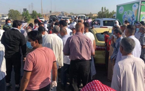 22 قتيلاً وجريحاً من متظاهري رفحاء برصاص القوات الأمنية على مداخل بغداد