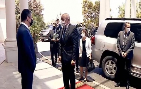 مسرور بارزاني يجتمع مع لودريان