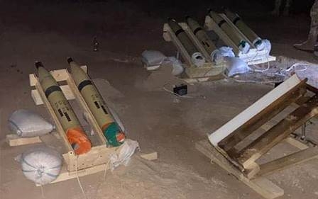 سقوط ثلاثة صواريخ على قاعدة بلد في صلاح الدين