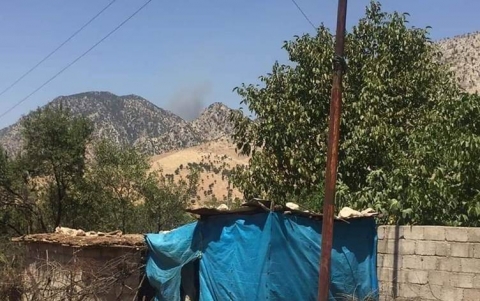 الطيران التركي يقصف قرية بقضاء آكري 