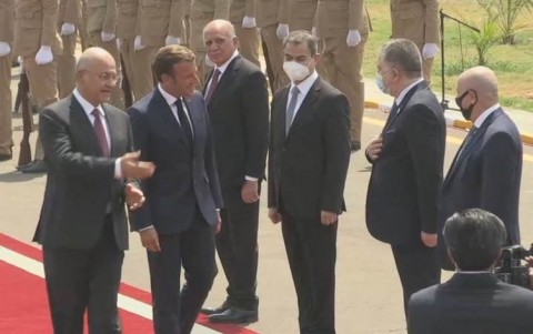 ماكرون من بغداد: أتيت لدعم العراق في وقت التحديات