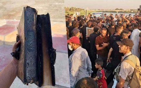 وسما الوعي يحرق القران وسجاد العراقي يتصدران صفحات التواصل الاجتماعي