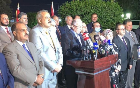 قوى سنية تتفق على تشكيل جبهة برلمانية تضم 35 نائبا