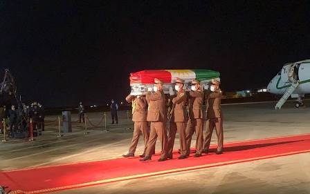 إعادة جثمان نجم الدين كريم إلى أربيل تمهيداً لمواراته الثرى