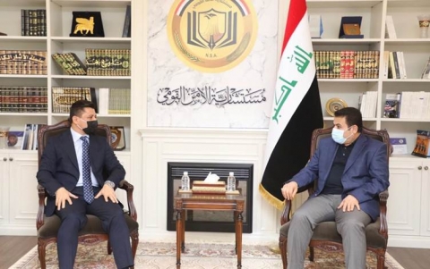 الأعرجي وشواني يبحثان تمتين العلاقة بین بغداد وأربيل