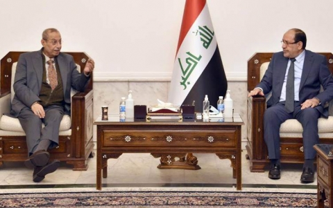 المالكي ووفد من الديمقراطي الكوردستاني يبحثان الاستعدادات لإجراء الانتخابات