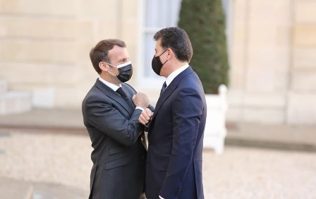 نيجيرفان بارزاني: بحثت مع الرئيس ماكرون القضايا العراقية والإقليمية الملحة والتحديات المقبلة