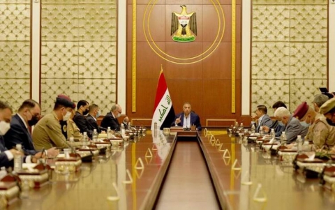 اجتماع أمني موسع برئاسة الكاظمي لبحث التنسيق بين البيشمركة والقوات الاتحادية