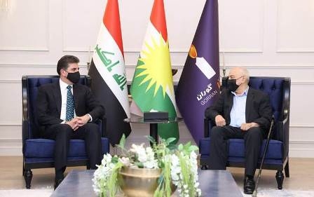 نيجيرفان بارزاني خلال زيارته حركة التغيير: رئاسة إقليم كوردستان المكان الجامع لكل التوجهات والمكونات