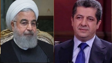 رئيس حكومة إقليم كوردستان يعزي الرئيس الإيراني بوفاة شقيقته