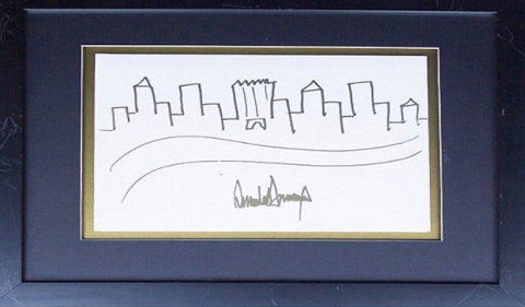 لوحة لترامب في مزاد علني