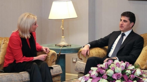 نيجيرفان بارزاني وبلاسخارت يبحثان أوضاع العراق والمنطقة