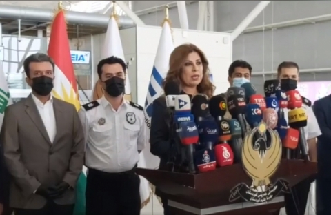 مديرة مطار اربيل الدولي : مستعدون لاستئناف الرحلات