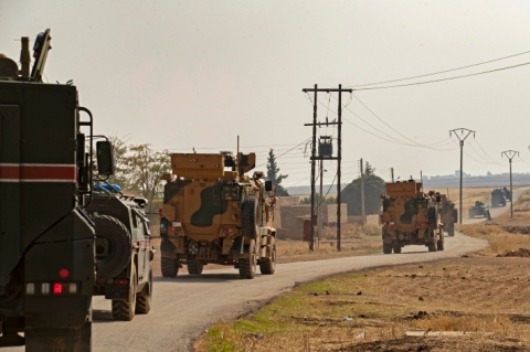 دورية روسية تركية جديدة شرق رأس العين بتغطية جوية