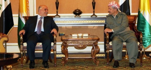 رئاسة إقليم كوردستان تنفي ان يكون البارزاني قد وجه تهديداً للعبادي 