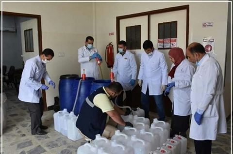 جامعة الموصل تنتج الكحول الطبي وتوزعه مجاناً على المشافي