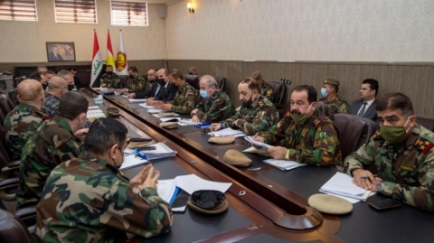 البيشمركة تجتمع بوفد عسكري رفيع من التحالف