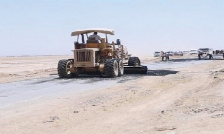 المباشرة بصيانة وإكساء طريق الموصل - أربيل