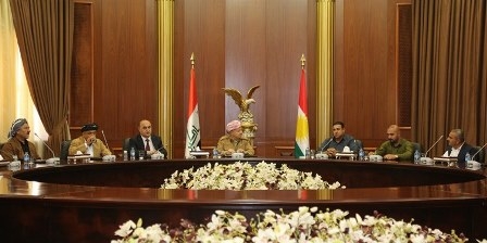 الرئيس البارزاني يجتمع مع ممثلي فلاحي كوردستان