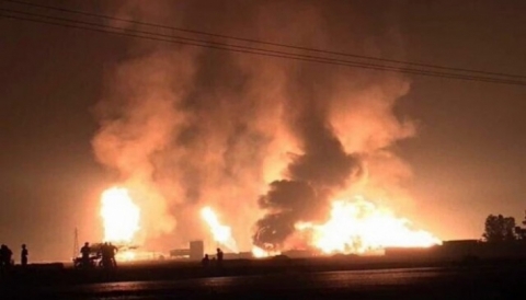 بعد صواريخ طالت التاجي ..انفجارات في 