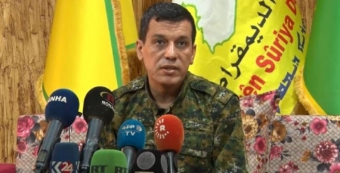 قائد ‹قسد› يشكر الرئيس البارزاني