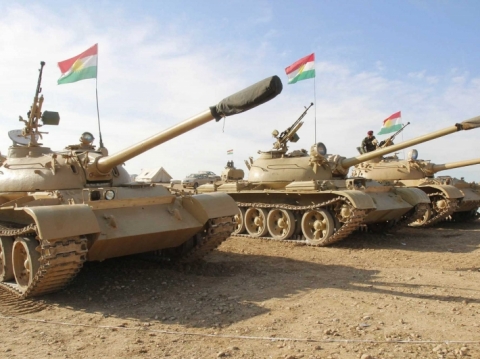 البيشمركة تعزز مواقعها وترفع درجة الجاهزية بعد إيقاف عمليات التحالف