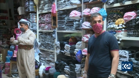 أربيل: «كمامات كوردية» لمواجهة «كورونا»