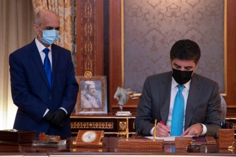 نيجيرفان بارزاني يوقع أمر تعيين رئيس هيئة حماية وتحسين البيئة بإقليم كوردستان