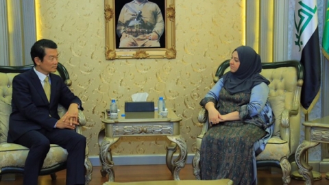 ريواز فائق تناقش مع القنصل العام لكوريا الجنوبية في كوردستان العلاقات الثنائية بين البلدين