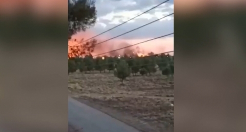 انفجار مخزن أسلحة وذخيرة لـ (قسد) بريف الحسكة